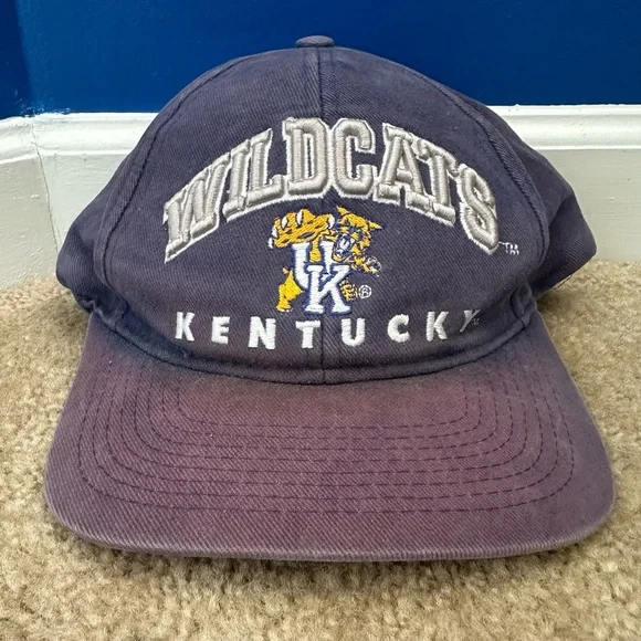 Vintage Kentucky Wildcats Hat Embroidered SS Supersport Faded Cap - Picture 1 of 9
